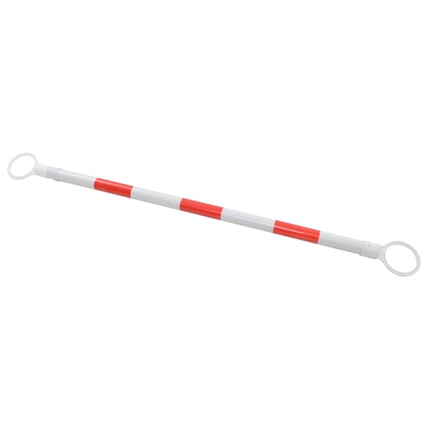 vidaXL 2 hopfällbara trafikkoner, plast, 116-197 cm