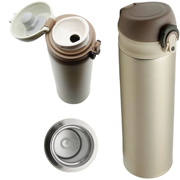 Termokrus i stål, 450 ml, til kaffe, te og vand