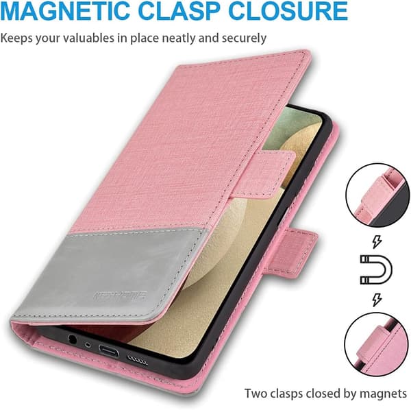 ETUI TIL SAMSUNG GALAXY A12 LUKKET PINK