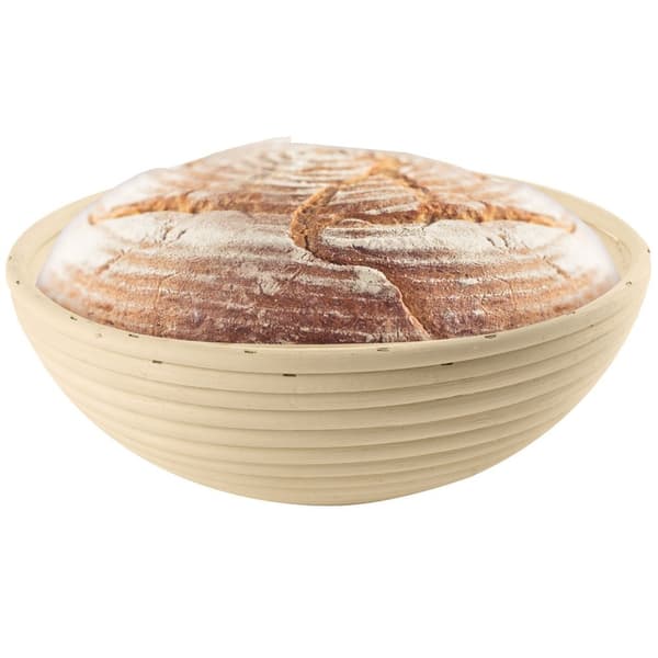Rattanjäskorg för bröd, 1,5 kg / 25 cm