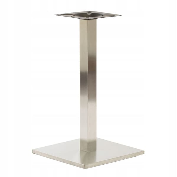 Postument för bord bas metallben silver loftbord krom ARP177