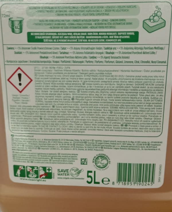 Ajax Boost universal gulvrens citron 5 l