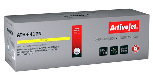 ActiveJet-toner til HP 410A CF412A gul, kapacitet 2300 sider