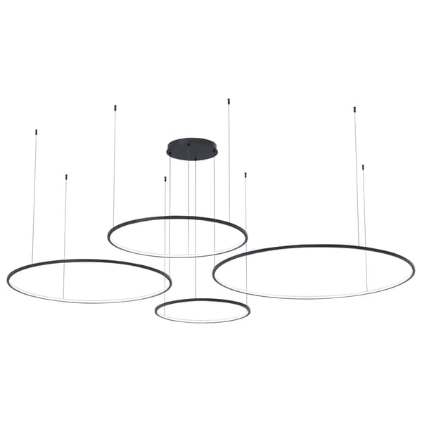 SATURNO LED HÆNGELAMPE SORT MILAGRO ML0848