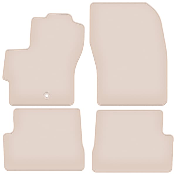 Bilmattor PREMIUM beige för Mazda 3 I BK hatchback 2003-2009