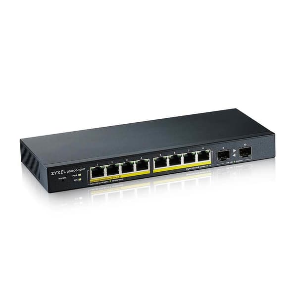 Switch Zyxel GS1900-10HP-EU0102F 77W Administrerad