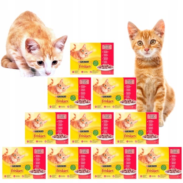 Purina Friskies MP vådfoder til katte 120x85g, 12 poser