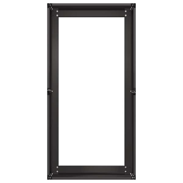 vidaXL urtepotte sort 40x80x40 cm koldvalset stål