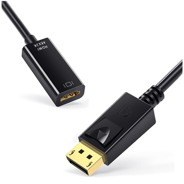 DisplayPort DP til HDMI adapterkabel 4K 1,8 m
