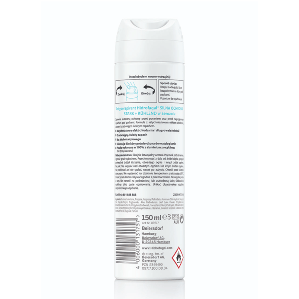 Hidrofugal Stark Kyld Antiperspirant Spray 150ml