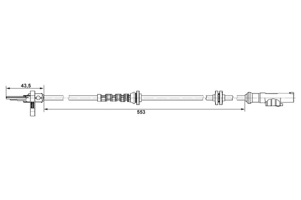 HASTIGHEDSFØLER 0265007896 BOSCH