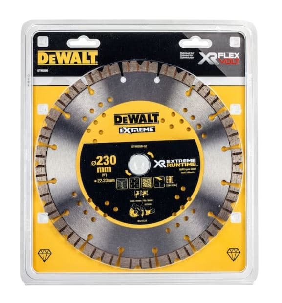 DEWALT SEGMENTOITU TIMANTTITERÄ 230x22,2 mm DCS690:LLE