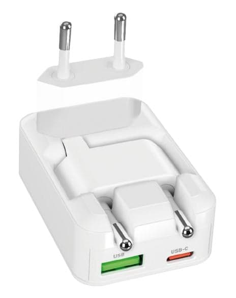 SBS Flexi vægoplader 30W hvid