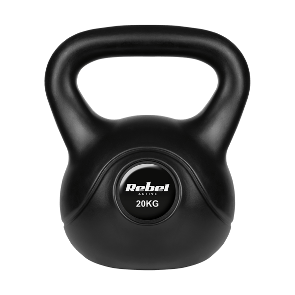 Kettlebell 20kg kettlebellviktboll för ABS Rebel-träning
