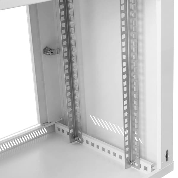 Netberg Basic 19" 9U väggmonterad serverrack 463x600x400mm grå