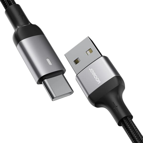 Kabel Joyroom Extraordinary Series A10 USB-A / USB-C 3A 1,2 m - sort