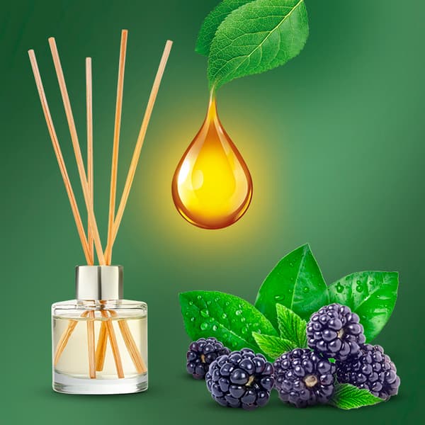 010622 Air Wick Duftende Pinde Morgendug & Aromatiske Brombær 40ml