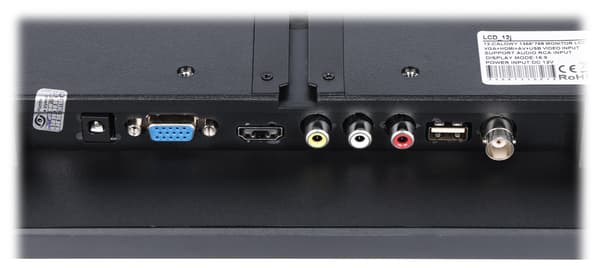 TFT-12/CCTV-NÄYTTÖ 11,6 "