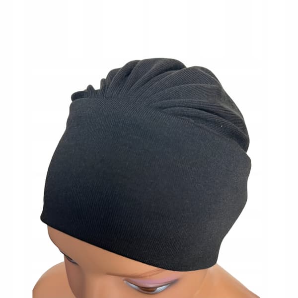 Turban Jasmina sort sweaterhue til efteråret, også efter kemoterapi