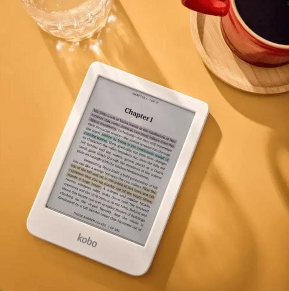 RAKUTEN KOBO Clara Colour White e-boksläsare