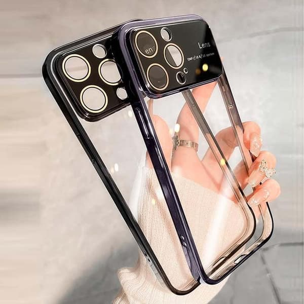 APPLE IPHONE 14 PRO SILIKONE ETUI PINK RAMME KAMERA HJERTE