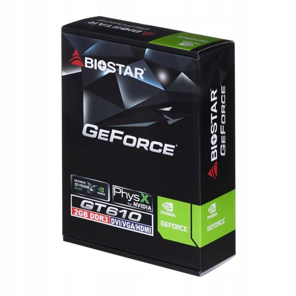 Biostar GT610 2GB, GeForce, PCI Express x16 grafikkort