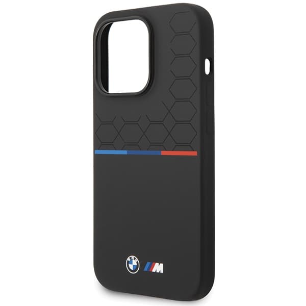 BMW BMHCP15X22SMPK iPhone 15 Pro Max6,7 sort/sort silikonemønster
