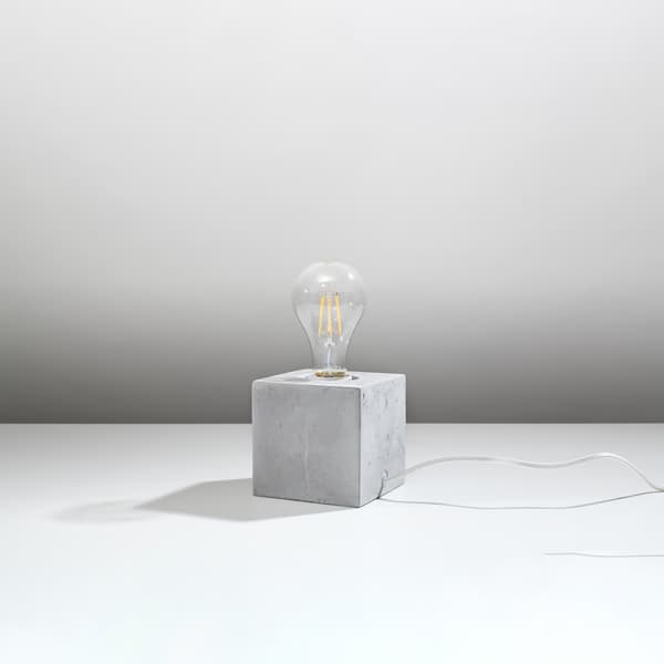 ARIZ 1 E27 SKRIVEBORDSLAMPE GRÅ BETON SOLLUX SL.0683