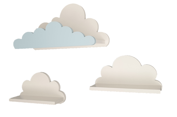 Cloud hylder sæt med 3 Venezia - Premium