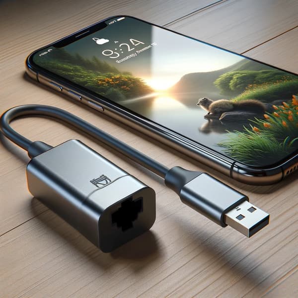 USB ETHERNET ADAPTER LAN HUB USB GIGABIT RJ45 NETVÆRKSKORT