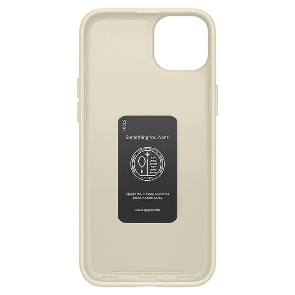 Spigen Thin Fit-cover til iPhone 15 Plus - Beige