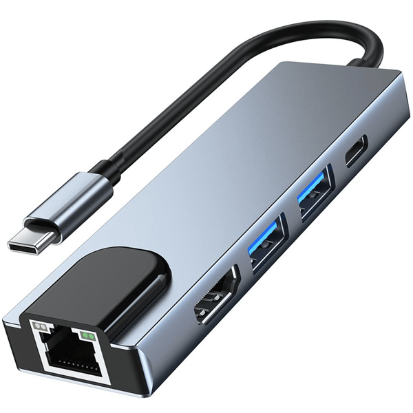 TECH-PROTECT V3-HUB-ADAPTERI 5IN1 HARMAA