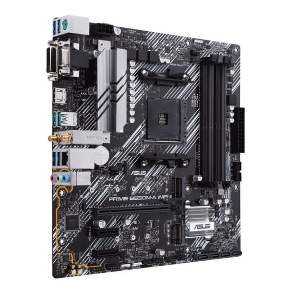 ASUS PRIME B550M-A WIFI II -emolevy, Socket AM4, Wi-Fi 6