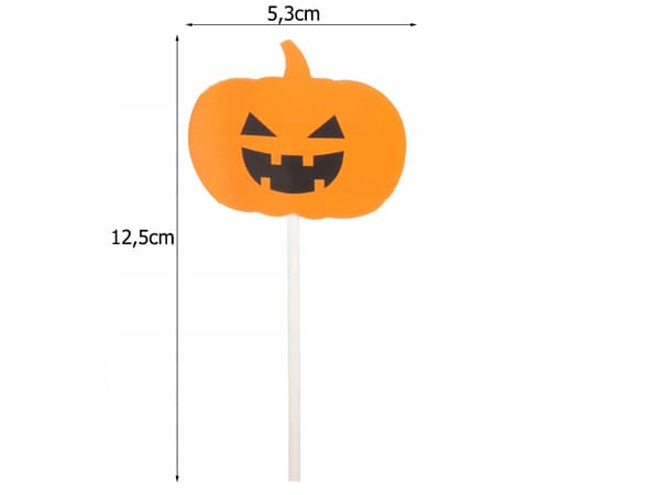 Pumpdekoration Halloween 5 st