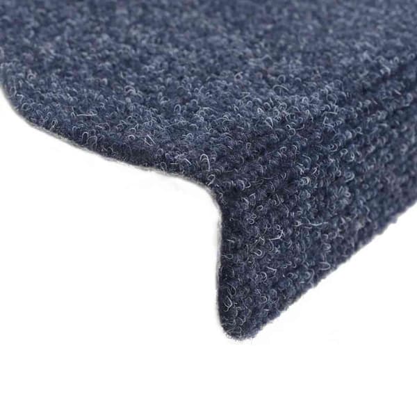 vidaXL selvklæbende trappemåtter 30 stk. blå 56x17x3 cm