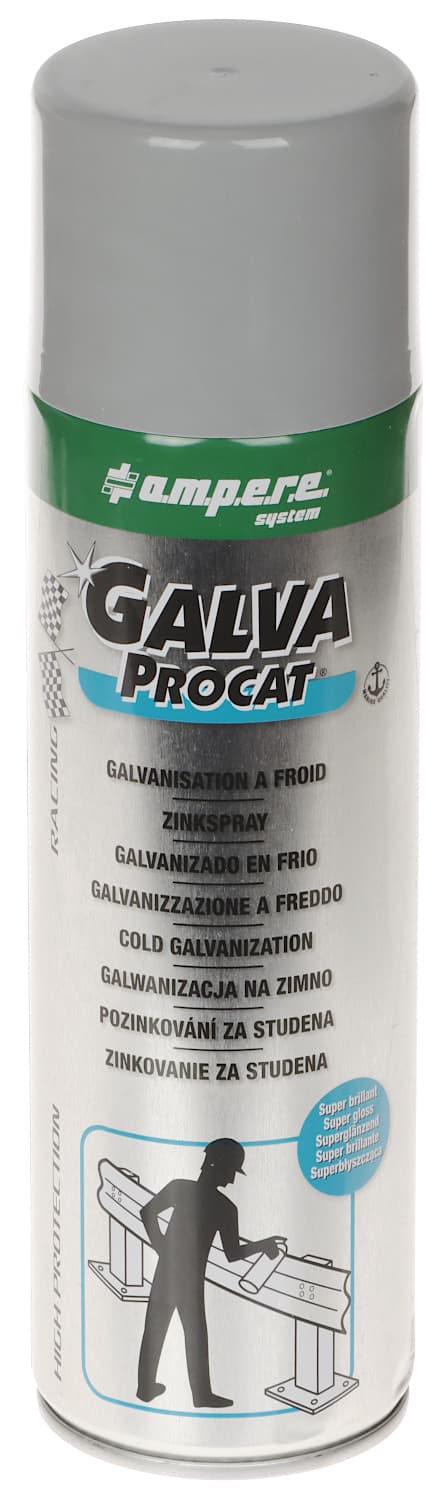 Galva-procat spraygalvaniseringsmaling 500ml superglans ampere