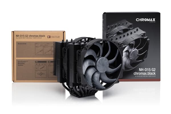 CPU-køler NOCTUA NH-D15 G2 chromax sort