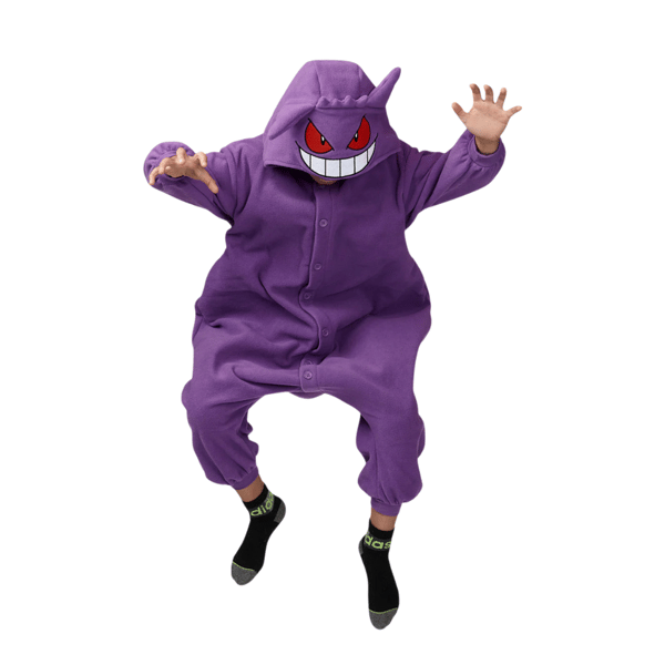 Kigurumi-pyjamas för barn, Pokemon Gengar, 115-125 cm