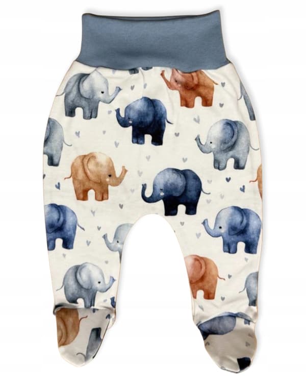 116 ÄRMAR, TRYCKFRI BARNShorts, 100 % BOMULL, ELEFANTFÄRGER