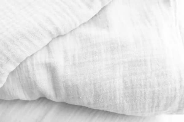 Bomullssängkläderset MUSLIN 220x200 Vit