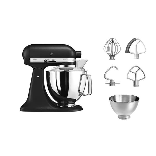KitchenAid Artisan 5KSM175PSEBK svart matberedare, 4,8 l