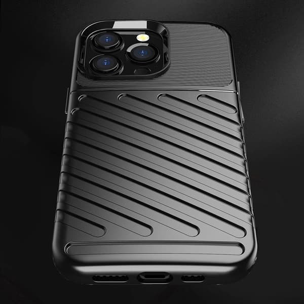 Thunder Case flexibelt armerat skal till iPhone 13 Pro grönt