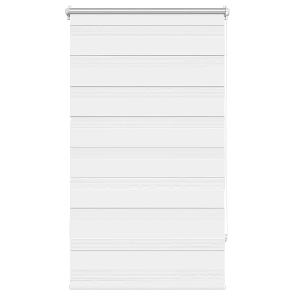 Randig rullgardin (70 x 120 cm), vit