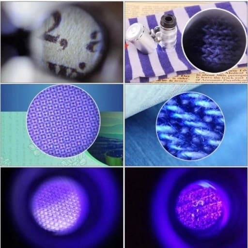 QIKtech Mini Precisionsmikroskop Urmakarlupp 60x LED-förstoring