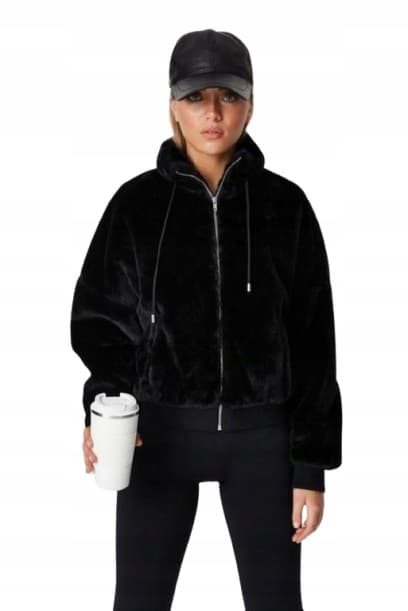Missguided svart jacka slim storlek 34