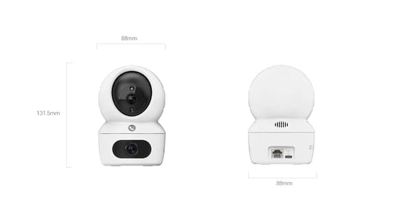 EZVIZ H7C 2K, 4MP, högupplöst IP-kamera