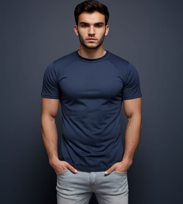 Premium bomulls-t-shirt vinröd Recea M