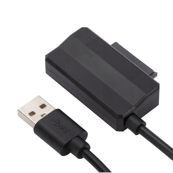 Kabeladapter USB 2.0 Slimline Slim SATA 7+6 13-pin