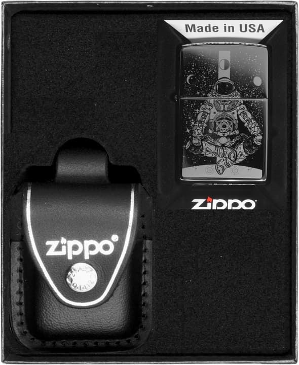 Zippo Sæt Aeronaut Lighter I Rumdesign Gave nr. 3