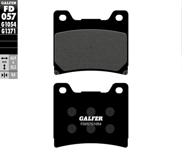 Galfer KH088 jarrupalat puolimetalliseoksia